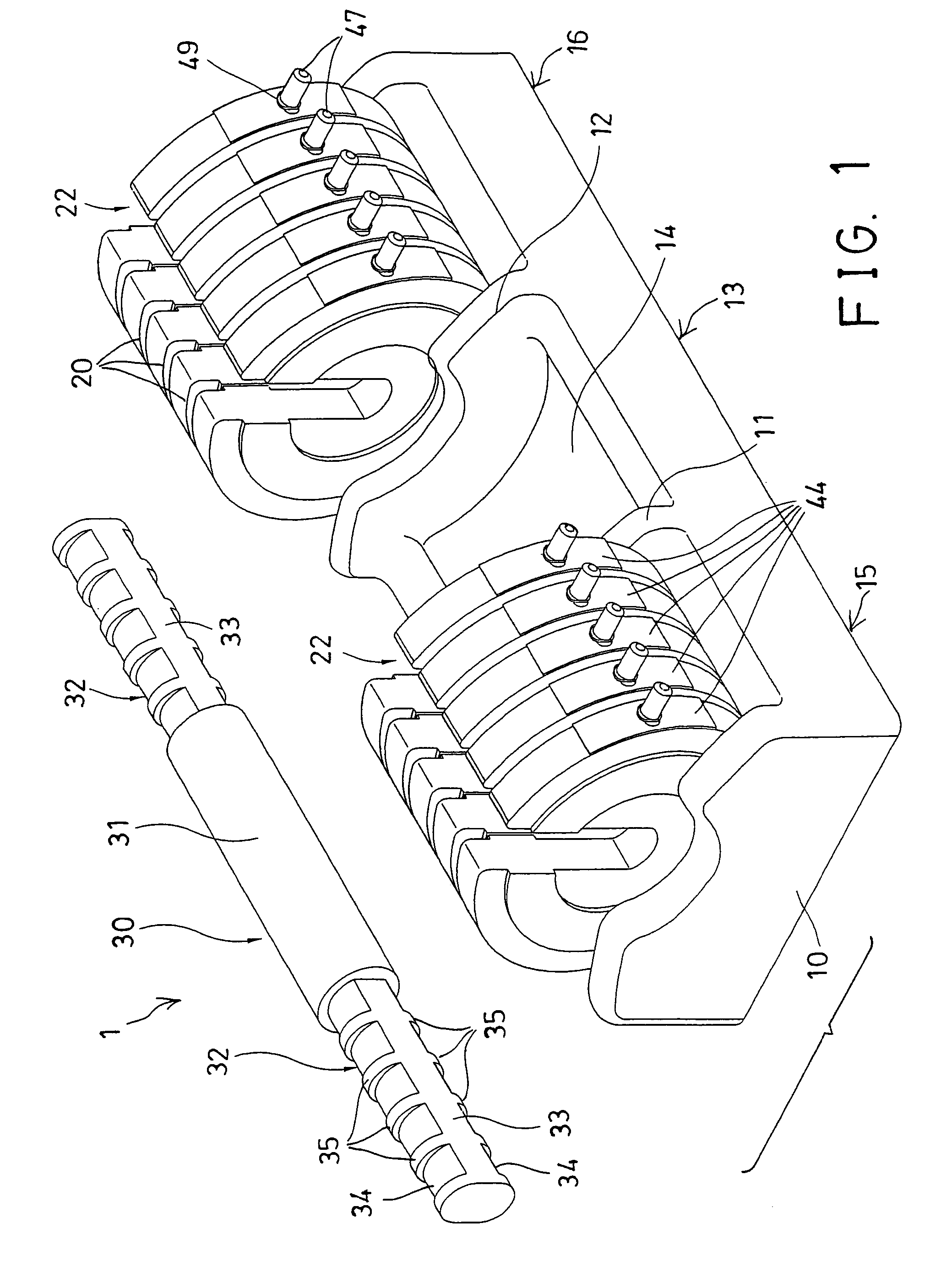 Adjustable dumbbell