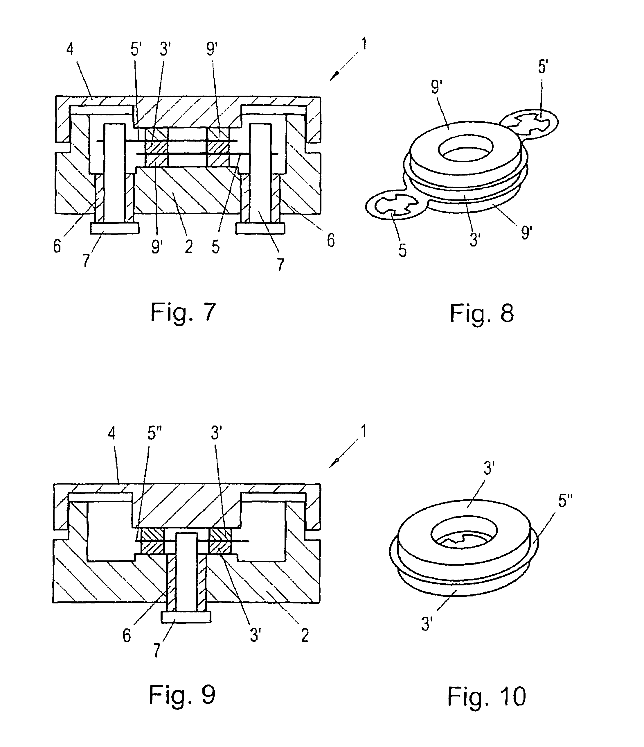 Piezoelectric pressure transducer