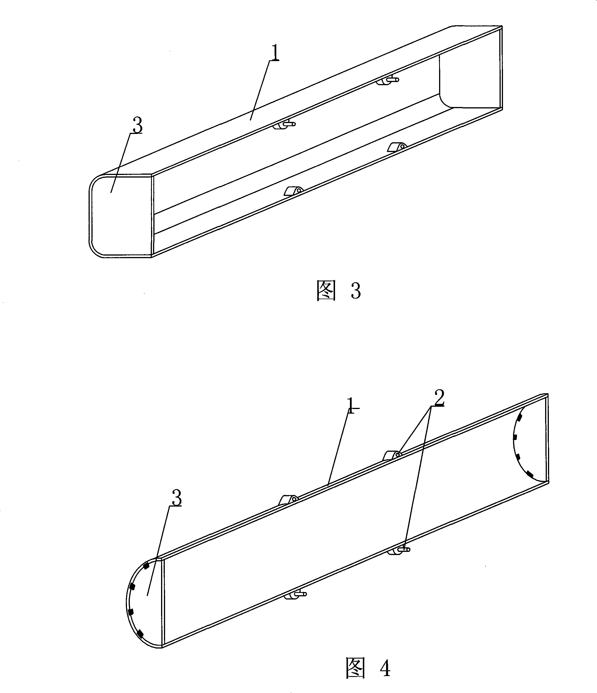 Cast-in-situ reinforcing steel bar concrete floor