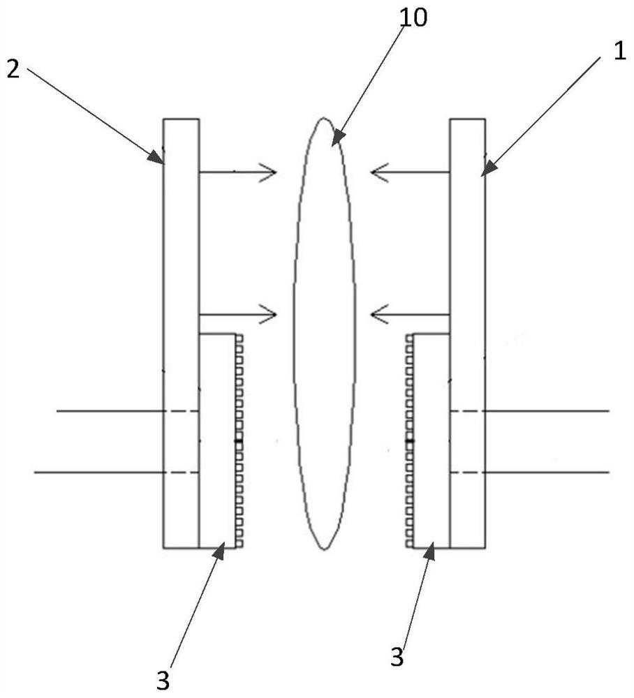 Double-sided polishing device and double-sided polishing method