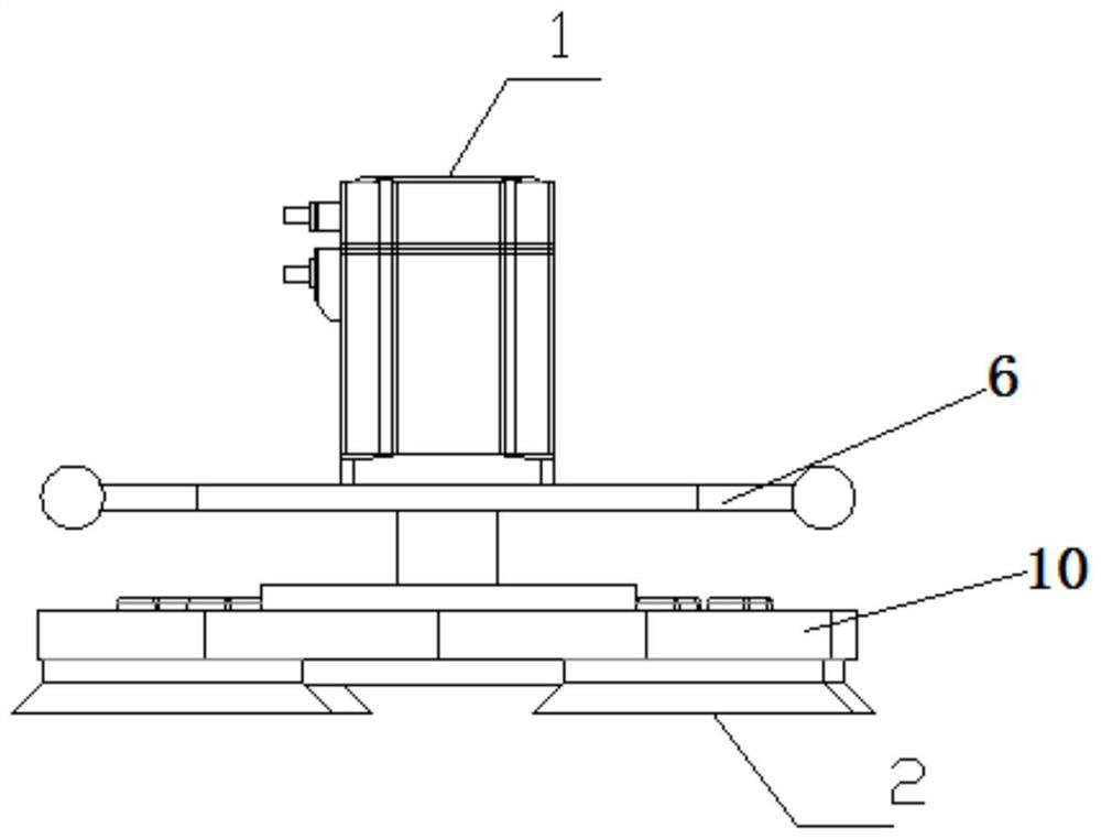 Wall-climbing robot for smooth plane and wall-climbing method of wall-climbing robot