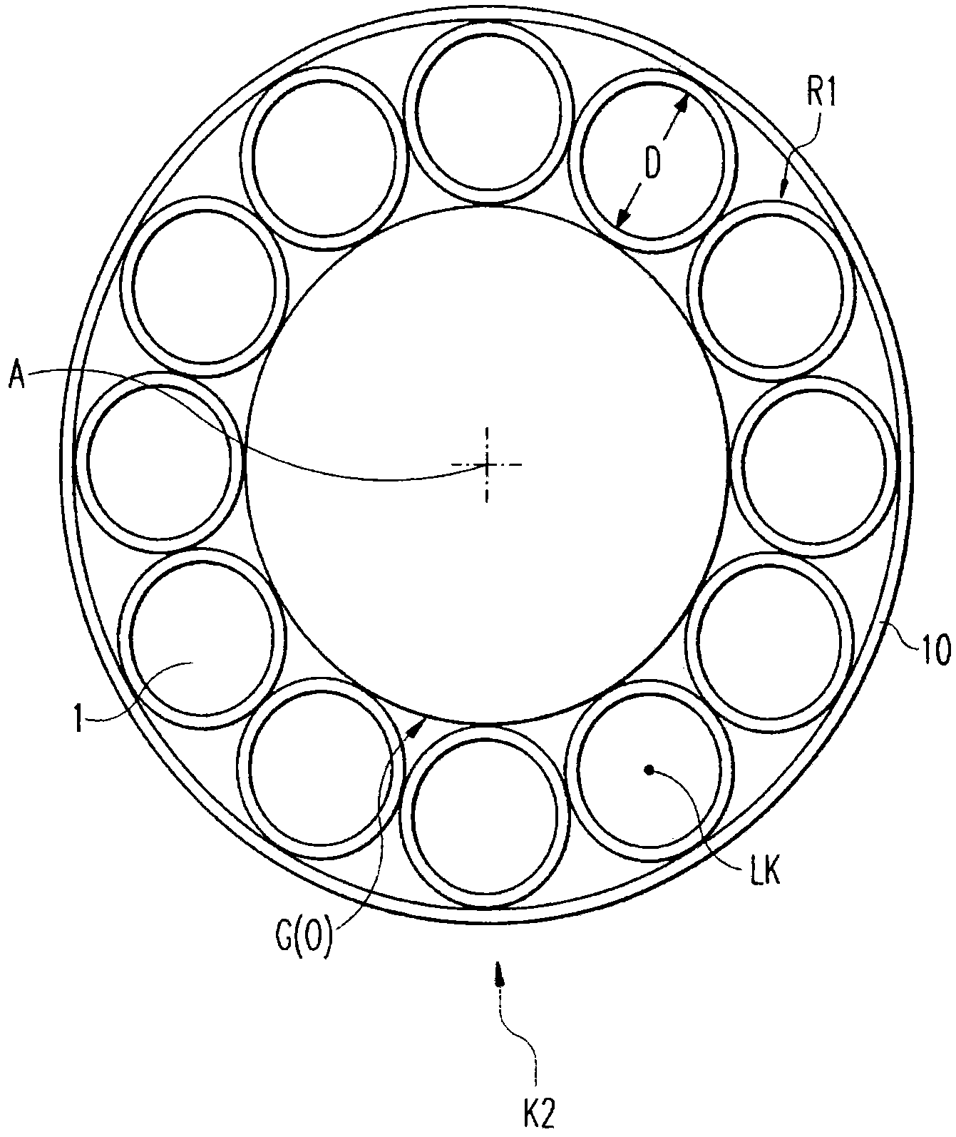 LED lamp having a cooling body