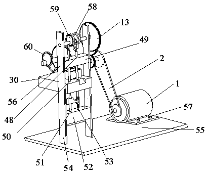 A tablet forming machine