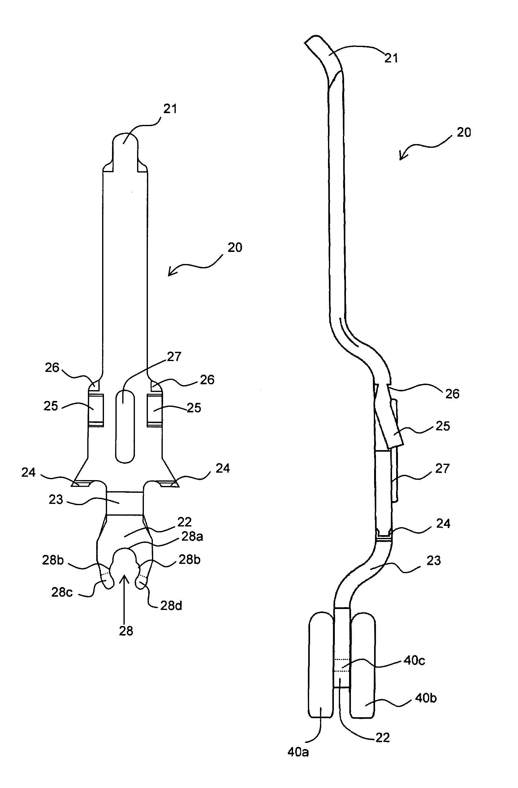 Connector having improved contacts with fusible members