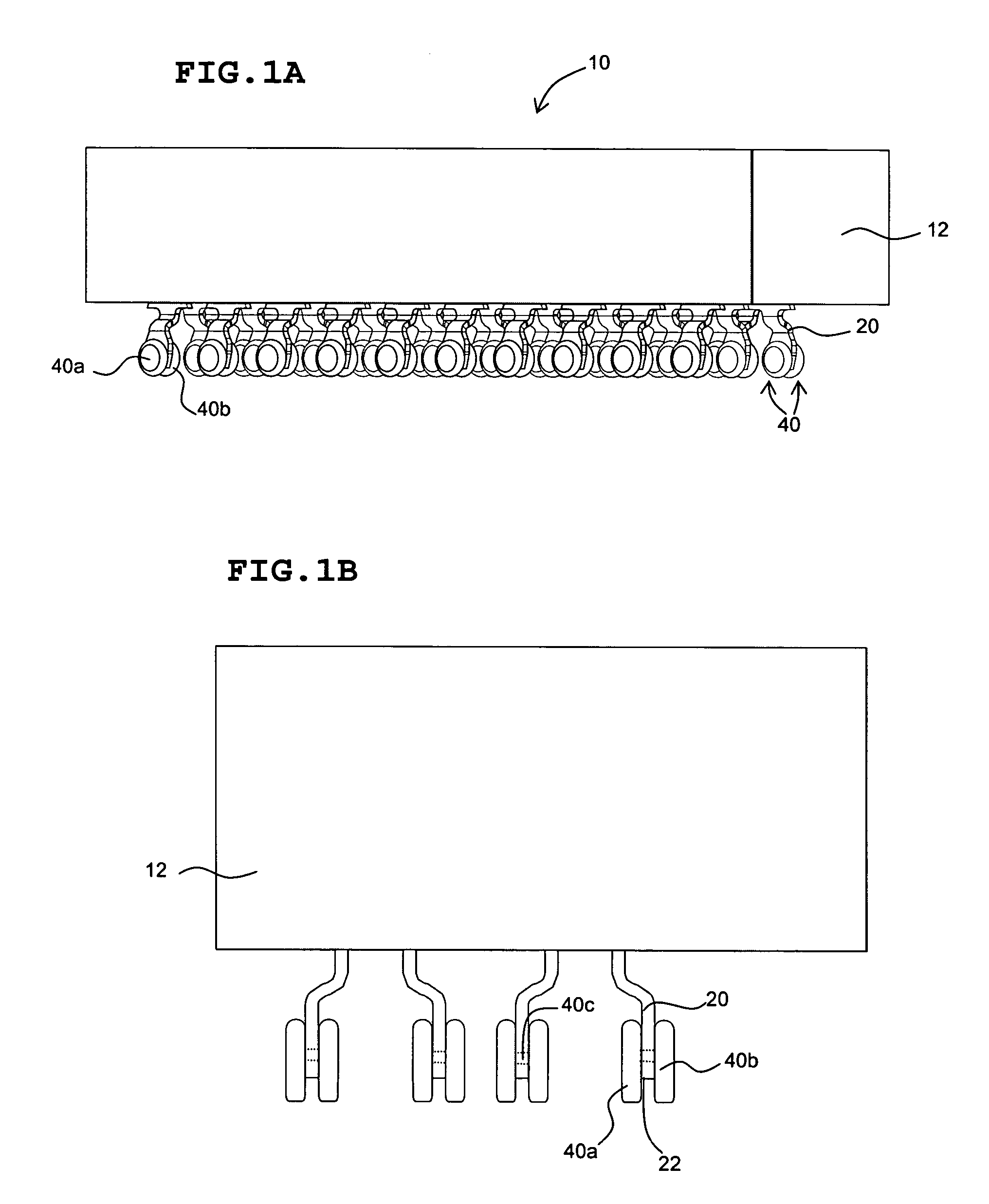 Connector having improved contacts with fusible members