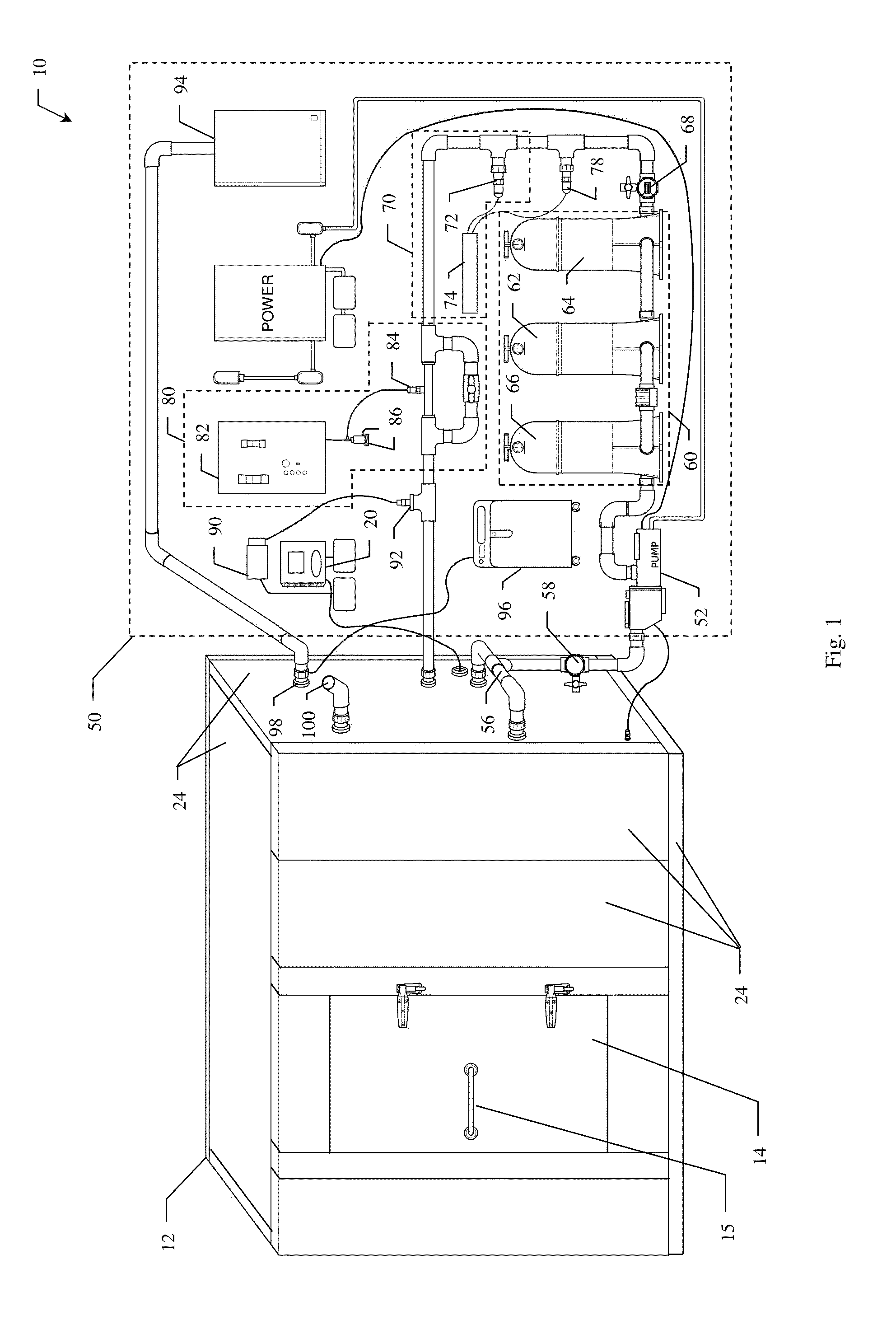 Isolation floatation chamber