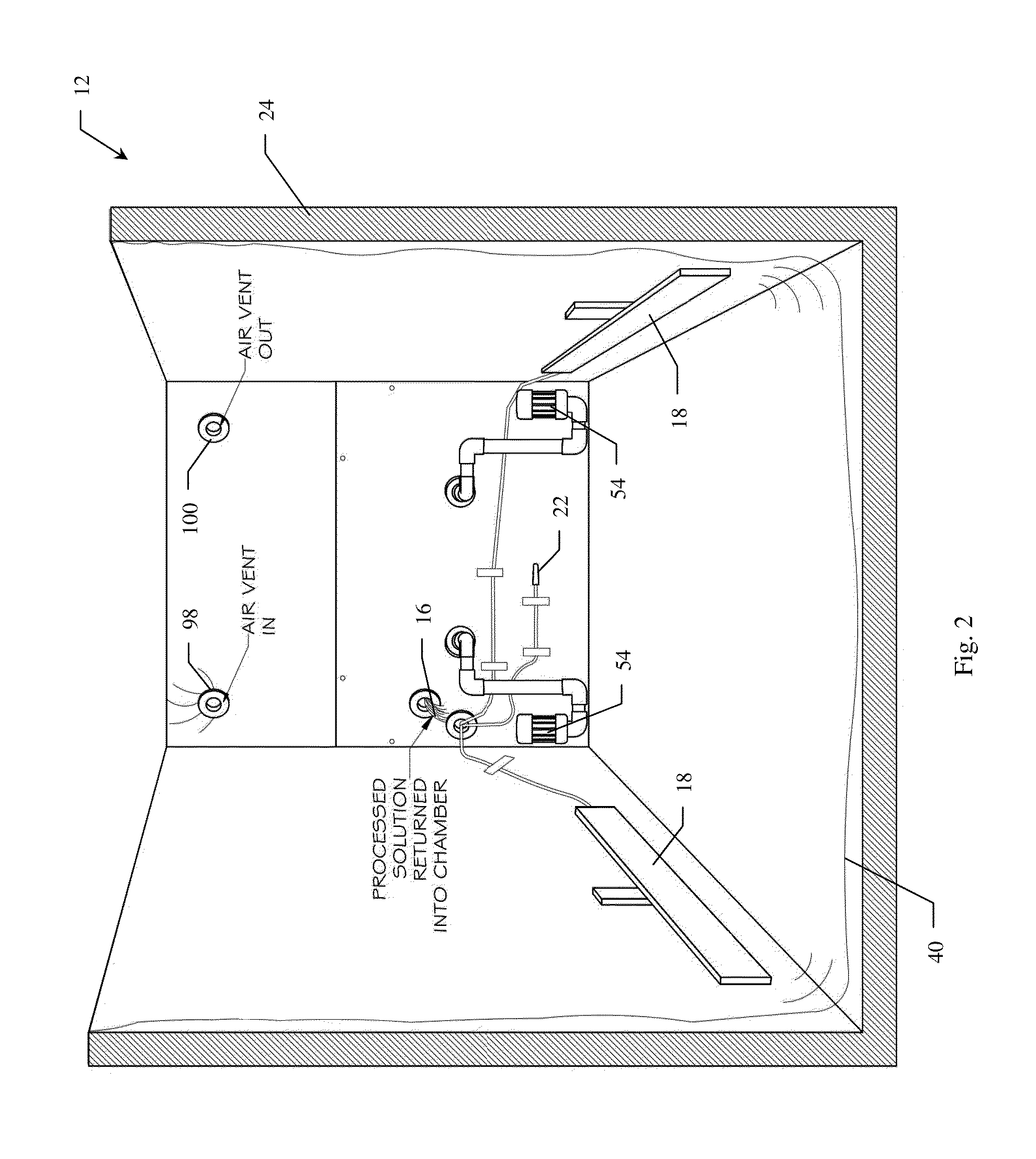 Isolation floatation chamber