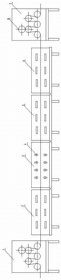 Industrialized polyimide fiber drafting method