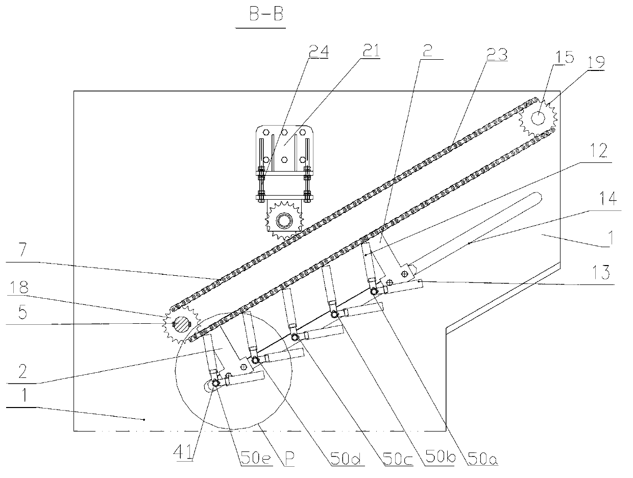 Multi-specification movement alignment mechanism of reinforcement bar straightening machine