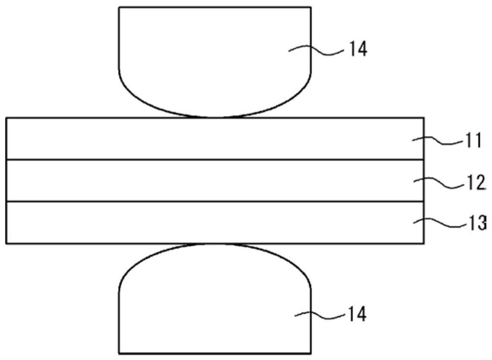 Resistance spot welding method and method of manufacturing welded member