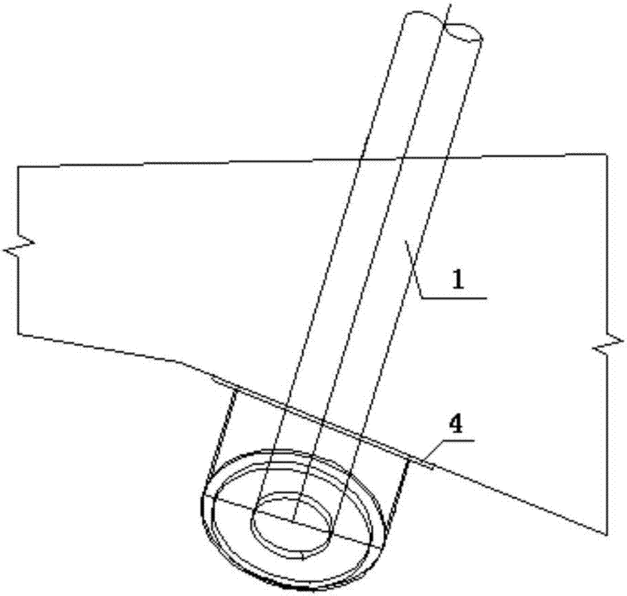 Construction positioning method for cable duct at spatial beam end of full framing