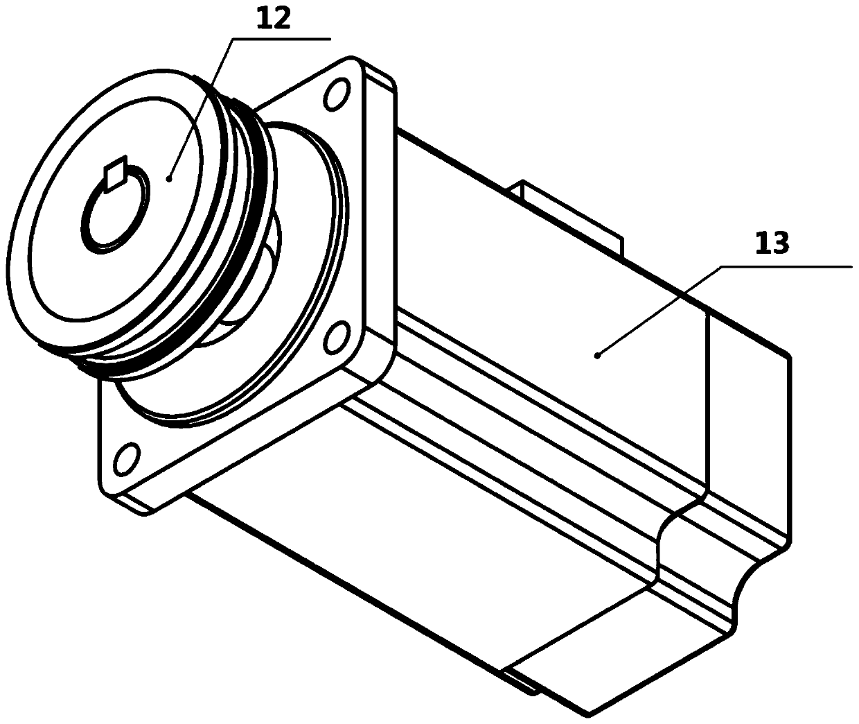 High-torque servo tensioner