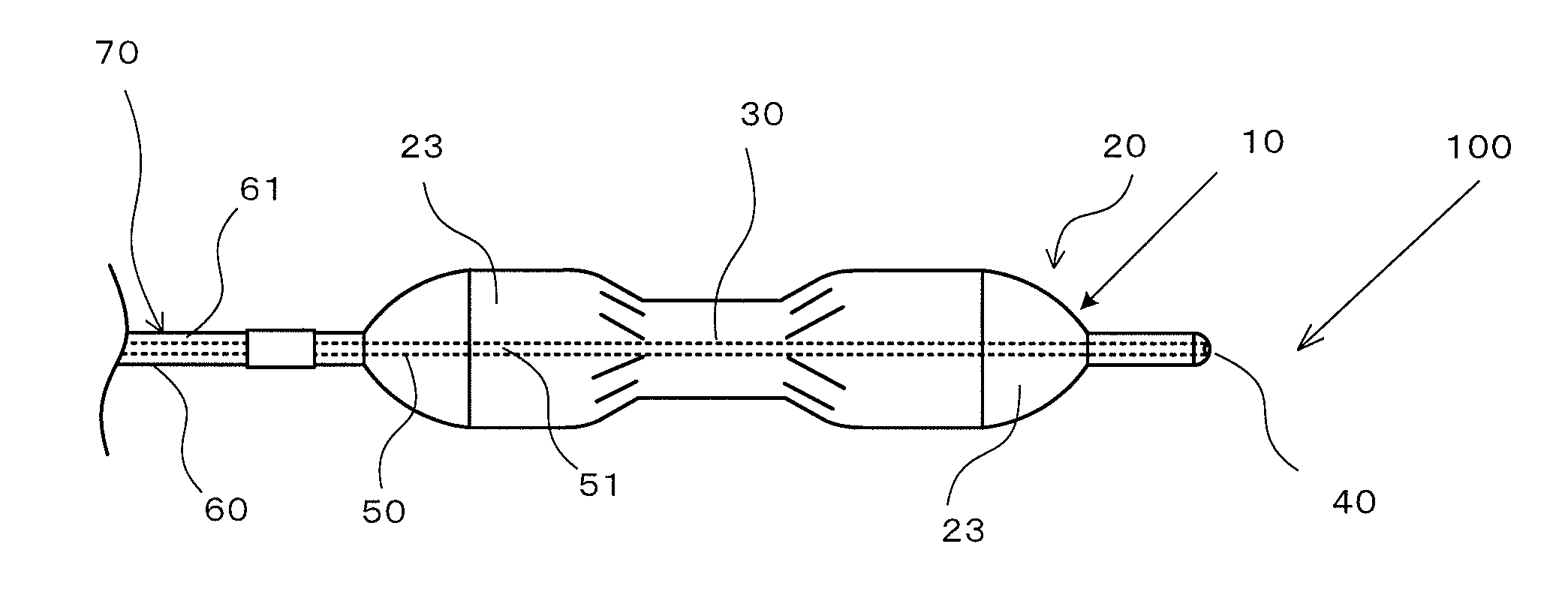 Catheter balloon, and catheter