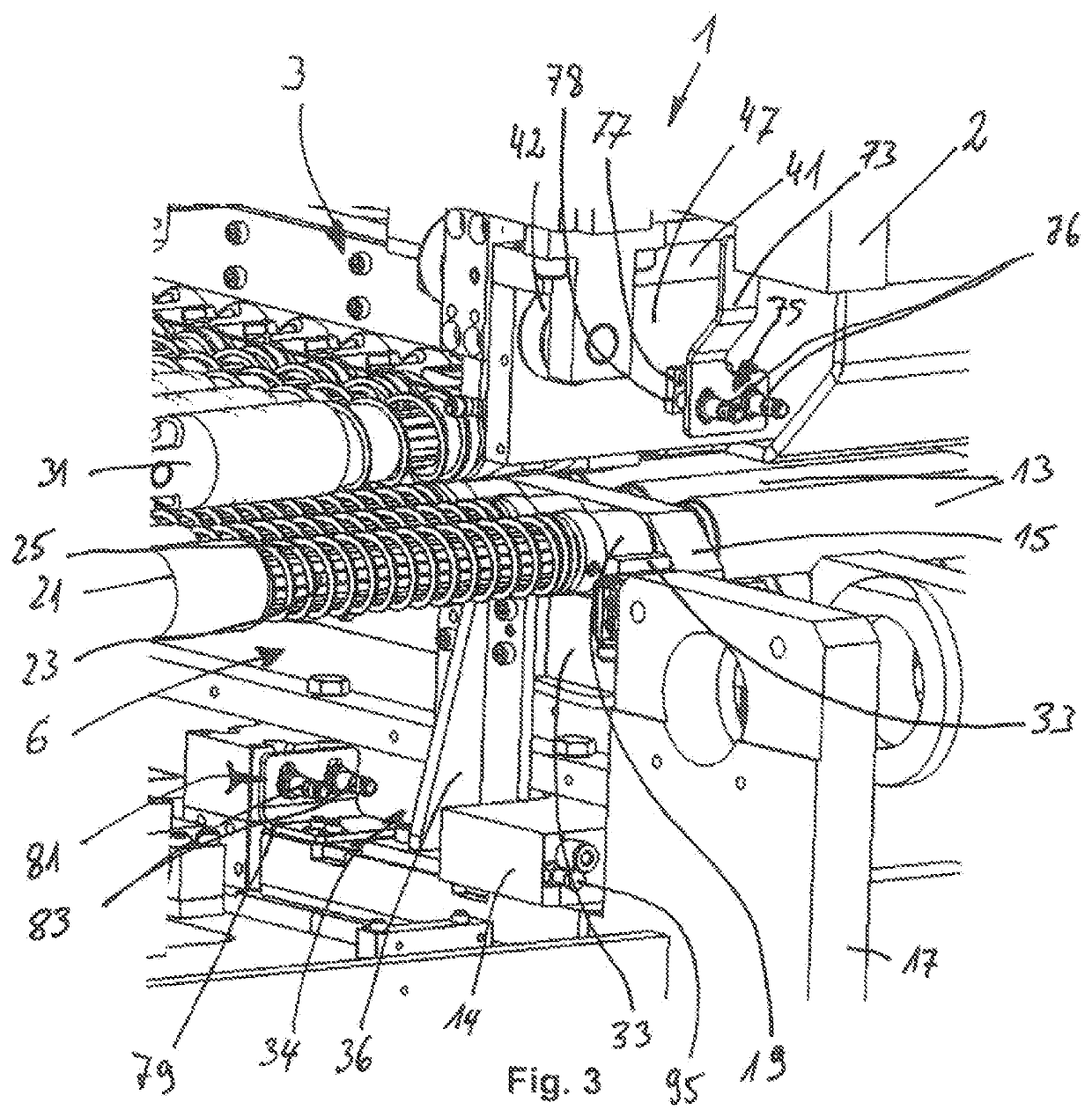 Roller leveler with upper and lower leveling rollers and method for the simple and rapid inspection, maintenance, and servicing of the upper leveling rollers of a roller leveler