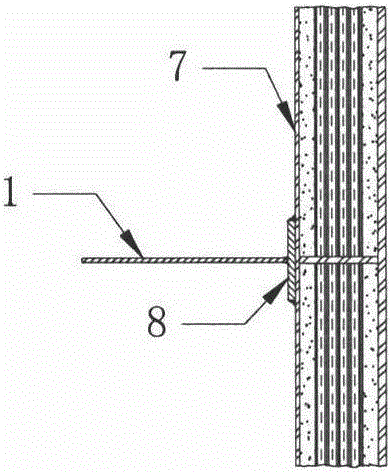 Explosion venting bulkhead structure with unequal intensity of naval vessel cabin