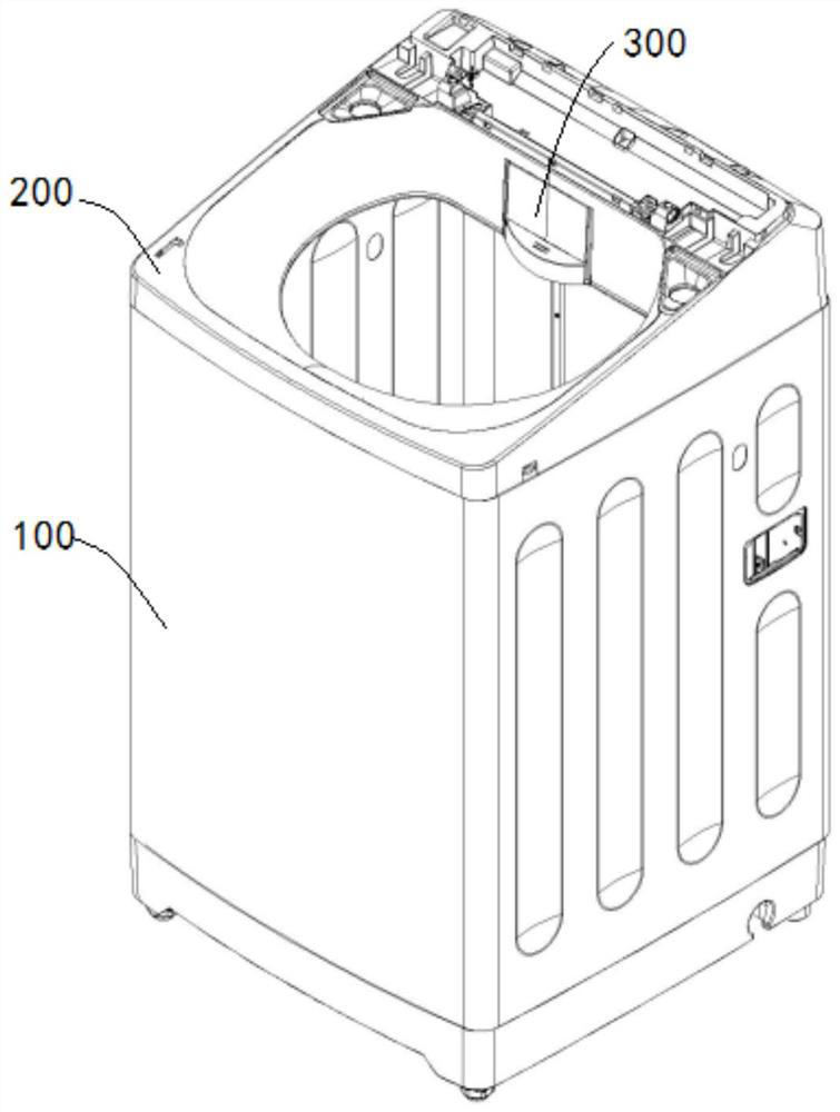 Pre-cleaning structure of washing machine and washing machine