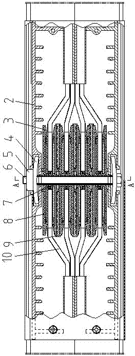 Busbar mounting method without switching structure