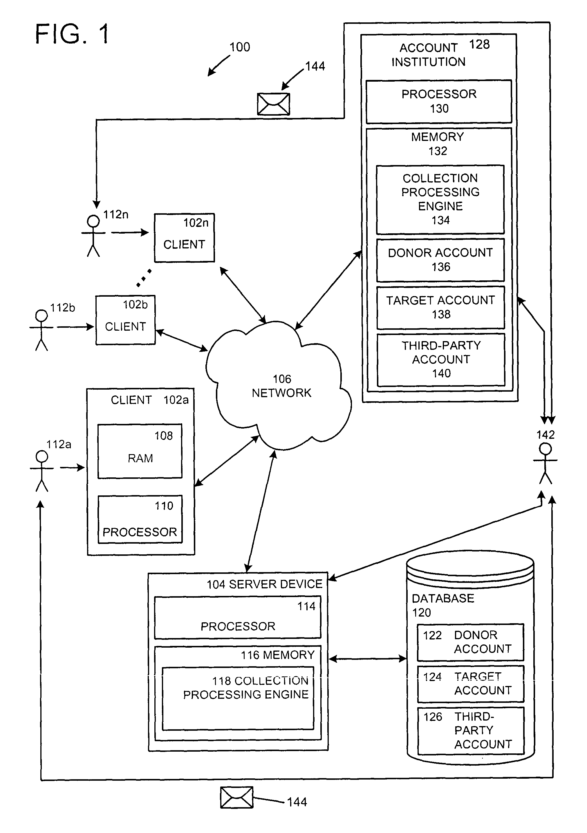 Methods and systems for automatically determining and collecting a monetary contribution from an instrument