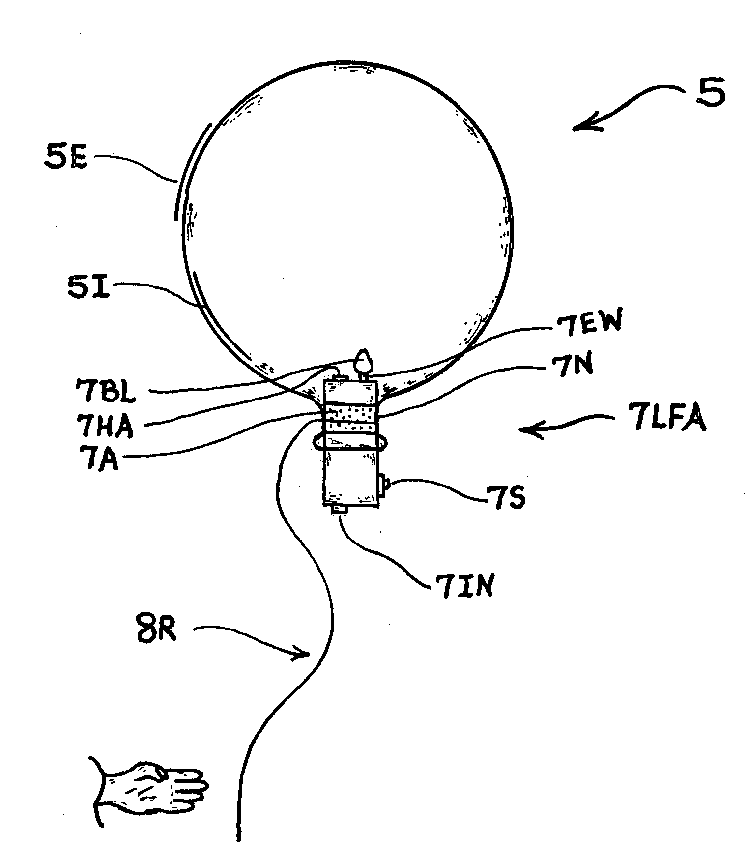 Invisible and/ or non-invisible designed inflatables combined with electric black ultra-violet lights and inflator nozzle fixture accessories