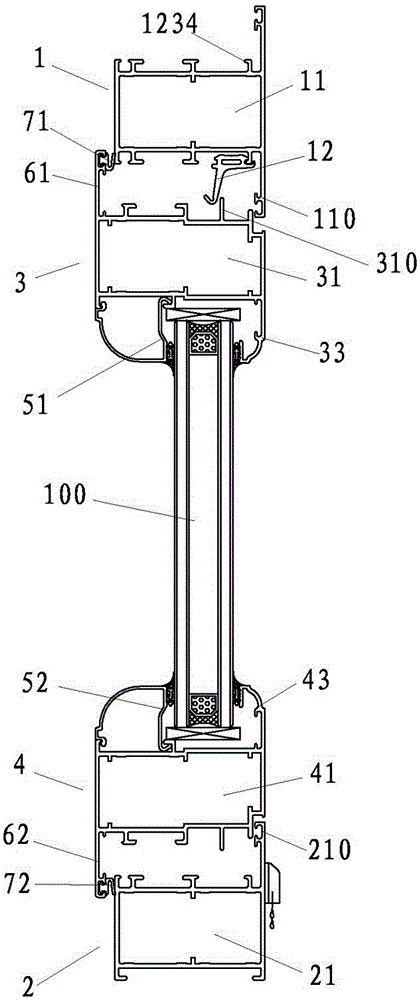 Single-casement side-hung window