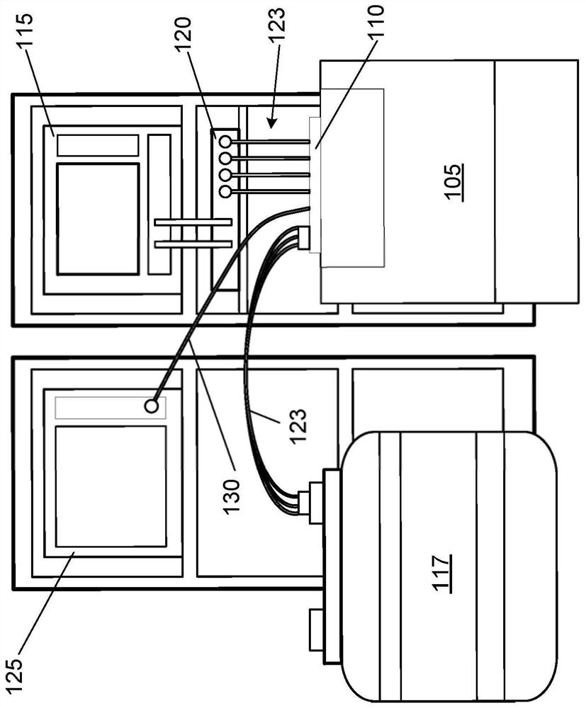 Compact opto-electric probe