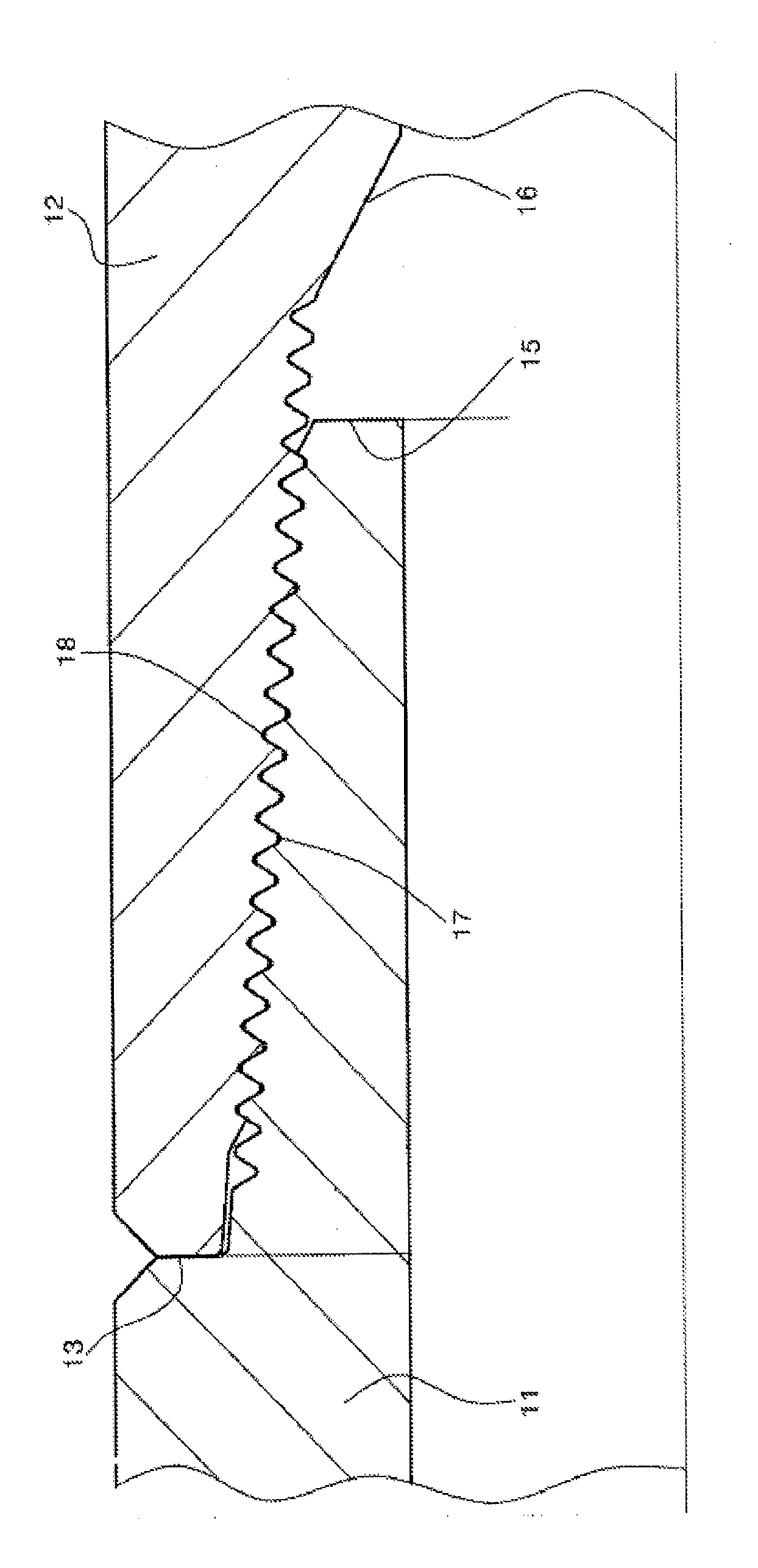 Superhigh torsional strength, metallic and airtight drillrod coupler