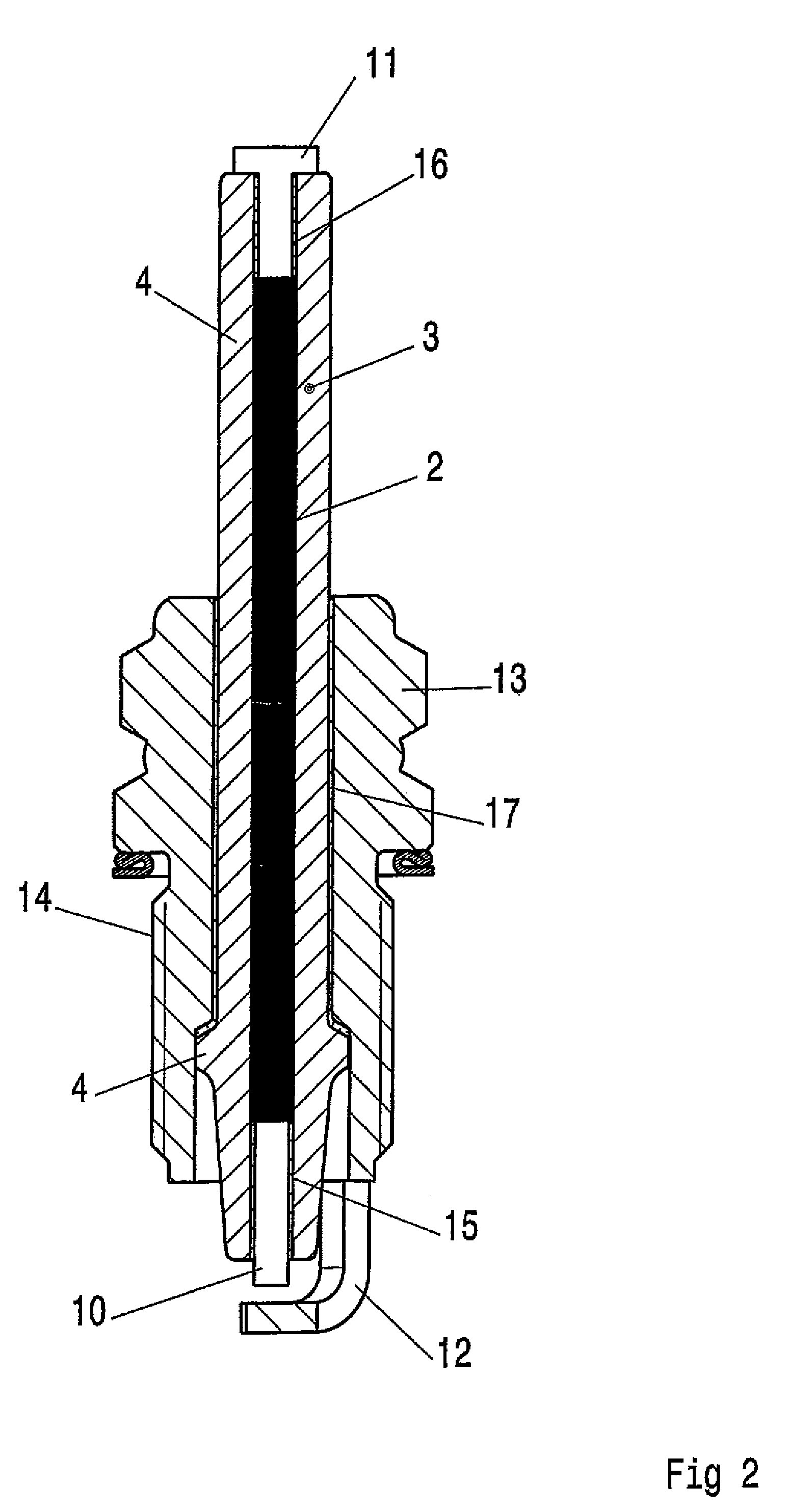 Spark plug and method for production of a spark plug