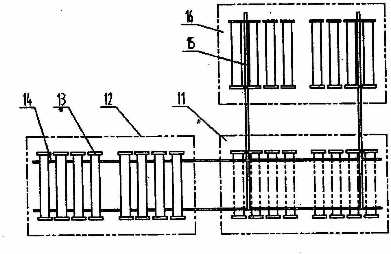 Beam dyeing sizing machine suitable for dyed sizing production