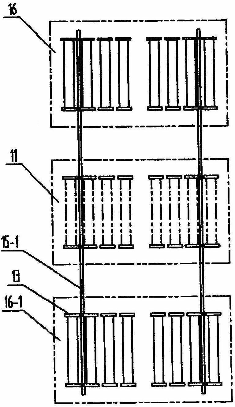 Beam dyeing sizing machine suitable for dyed sizing production