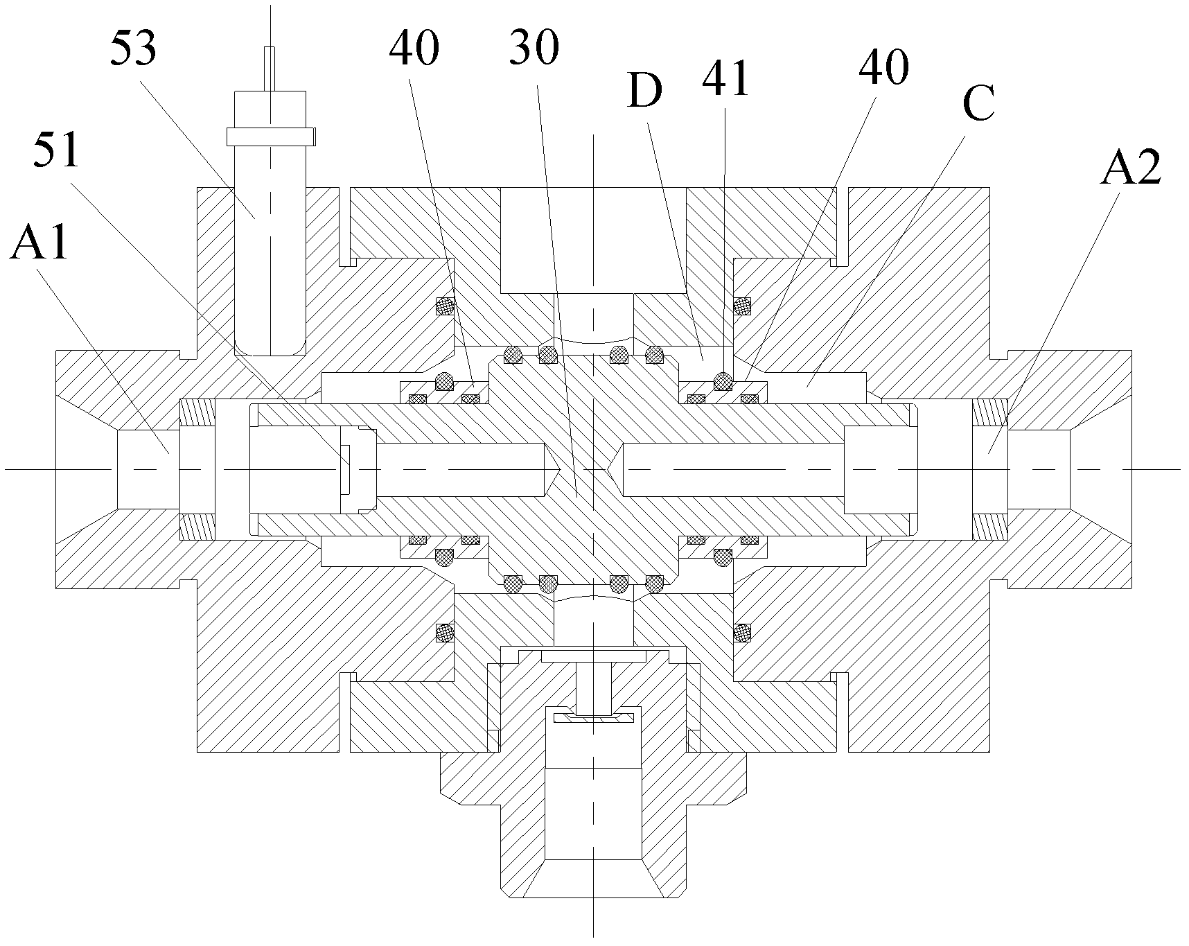 Automatic switchover shuttle valve