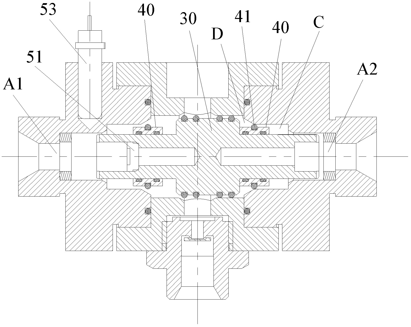 Automatic switchover shuttle valve