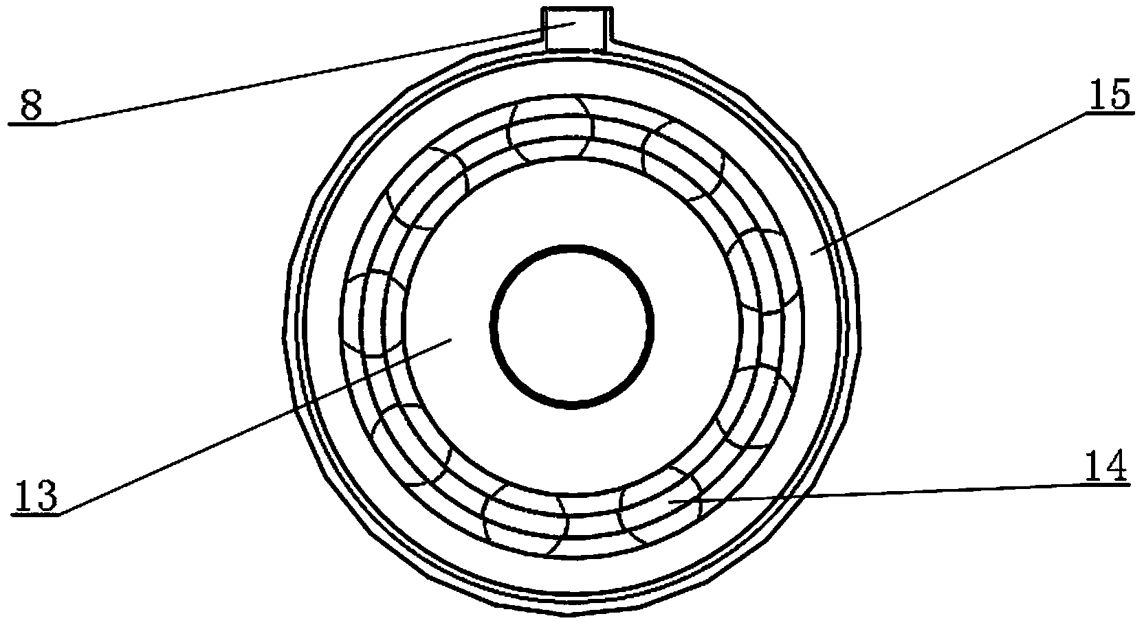 Carsickness massage therapeutic apparatus