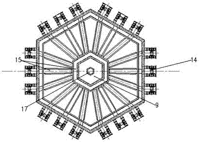 Multi-angle, multi-layer, 360-degree air supply sinter cooling tower