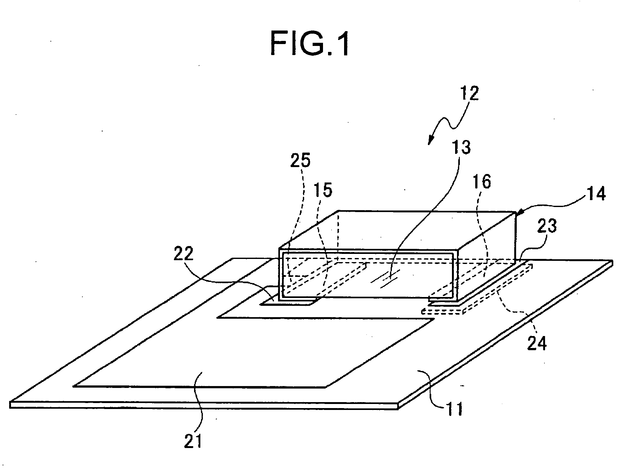 Surface mount antenna, and an antenna element mounting method