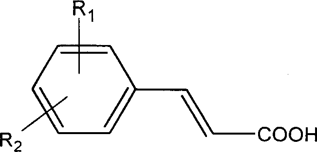 Organosilicon modified cinnamate as reactive ultraviolet ray absorbent and its prepn and application