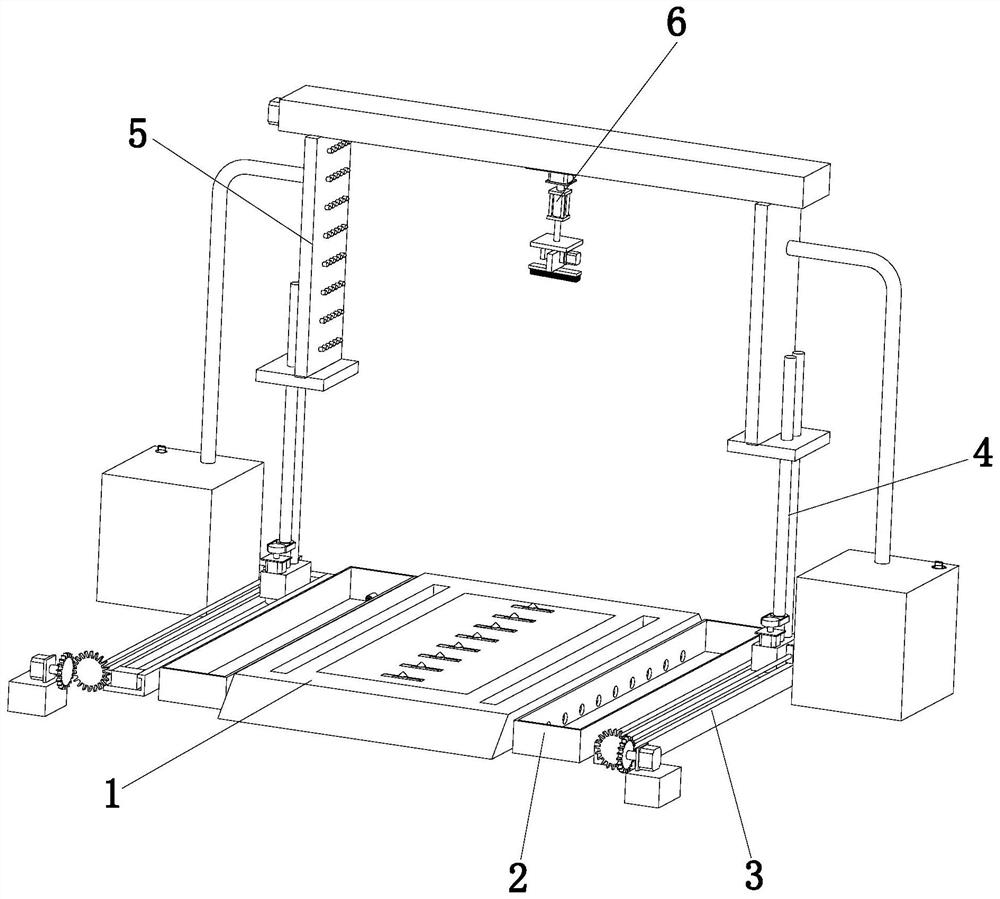 Rail transit vehicle cleaning device