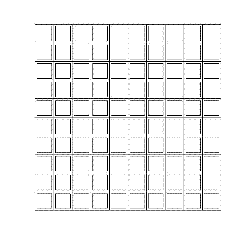 Electrochemical machining array electrode