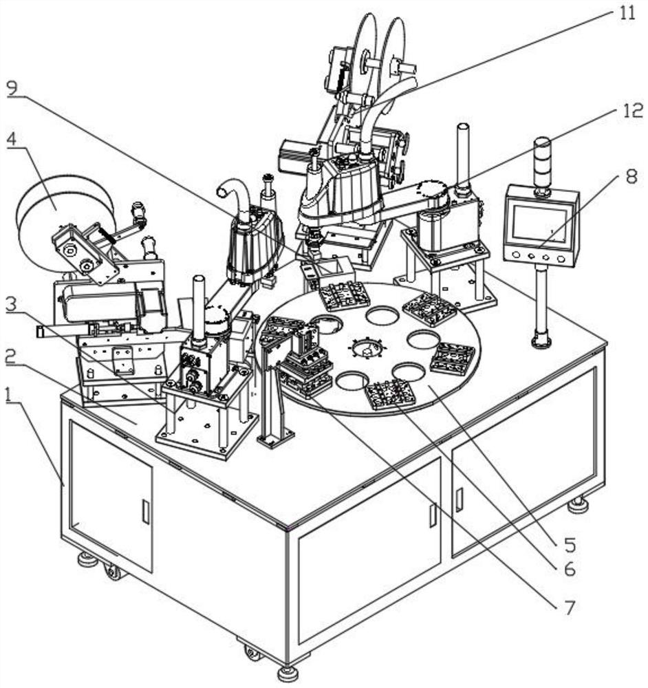 Double-station automatic labeling machine