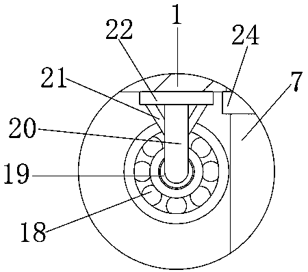 Detachable web curtain deviation preventing device