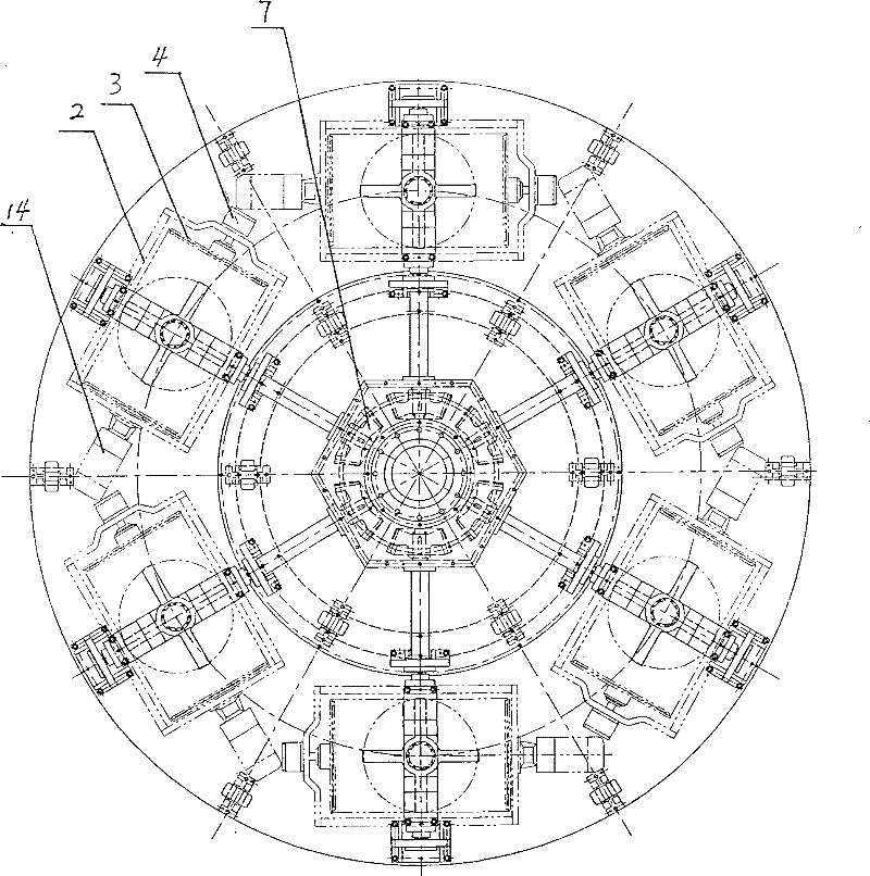 Bucket-brushing system for closed-mouth bucket