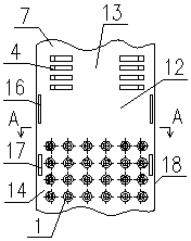 A kind of deep denitration combustion method of hedging boiler