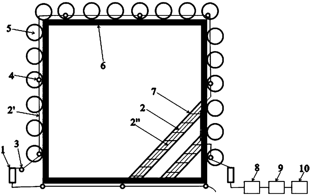 Deep foundation pit deformation distribution type monitoring system based on OFDR technology