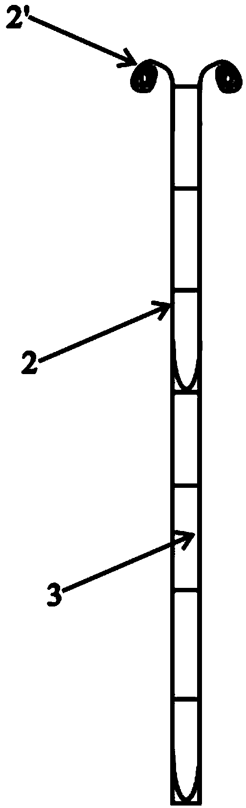 Deep foundation pit deformation distribution type monitoring system based on OFDR technology