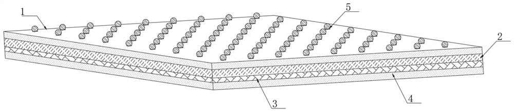 A preparation method of highly breathable and antibacterial functional composite fabric