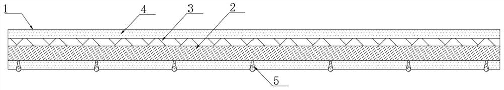 A preparation method of highly breathable and antibacterial functional composite fabric