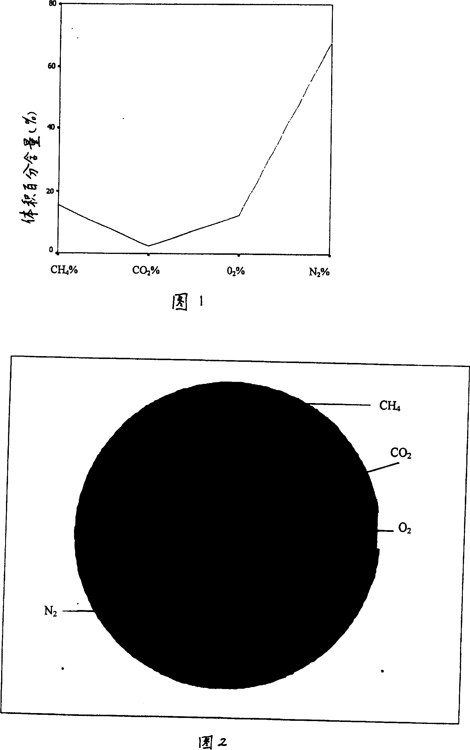 Coalbed gas condensation method