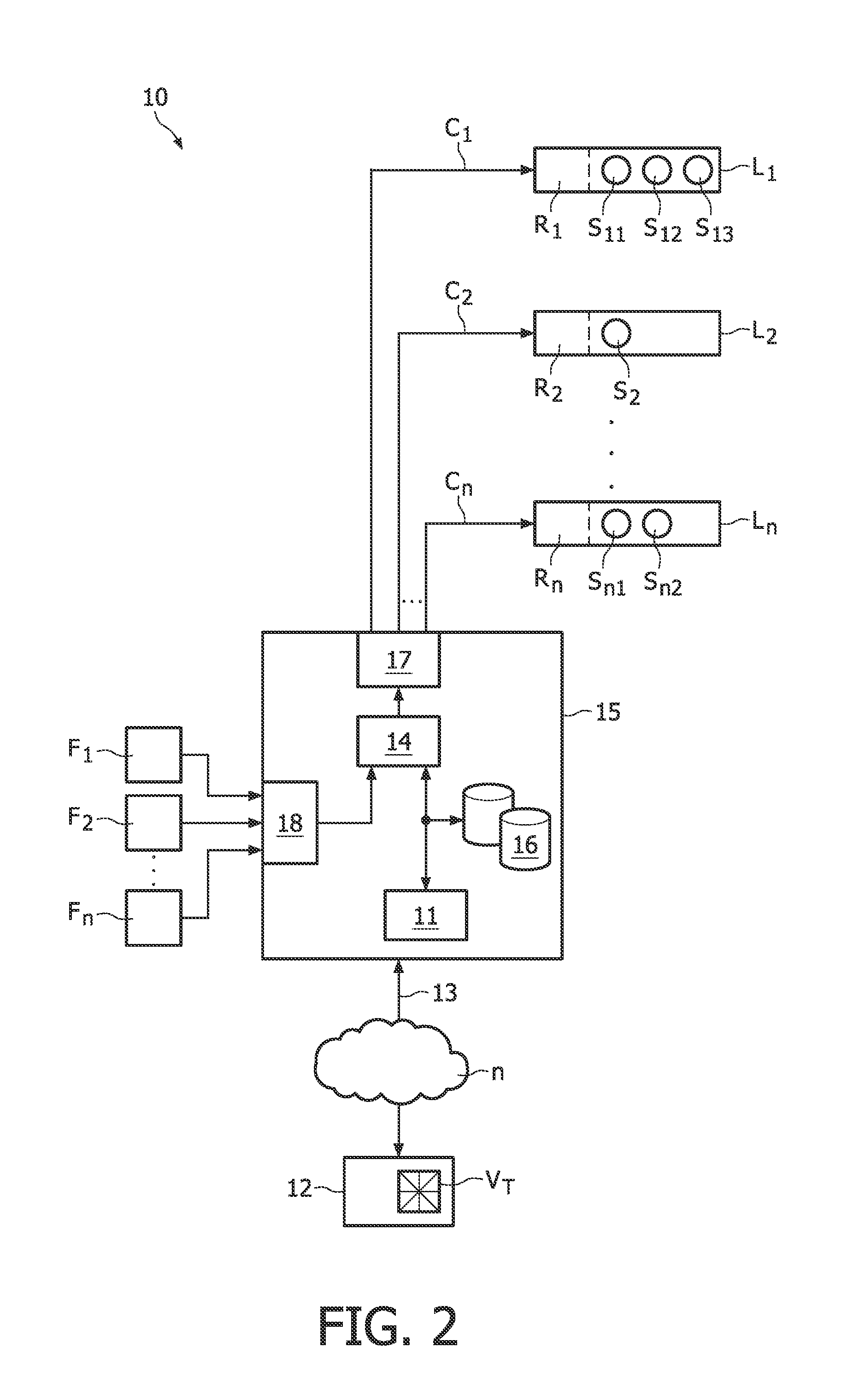 Method of guiding a user from an initial position to a destination in a public area