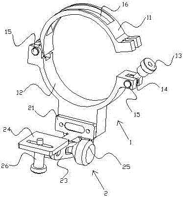 Camera lens support