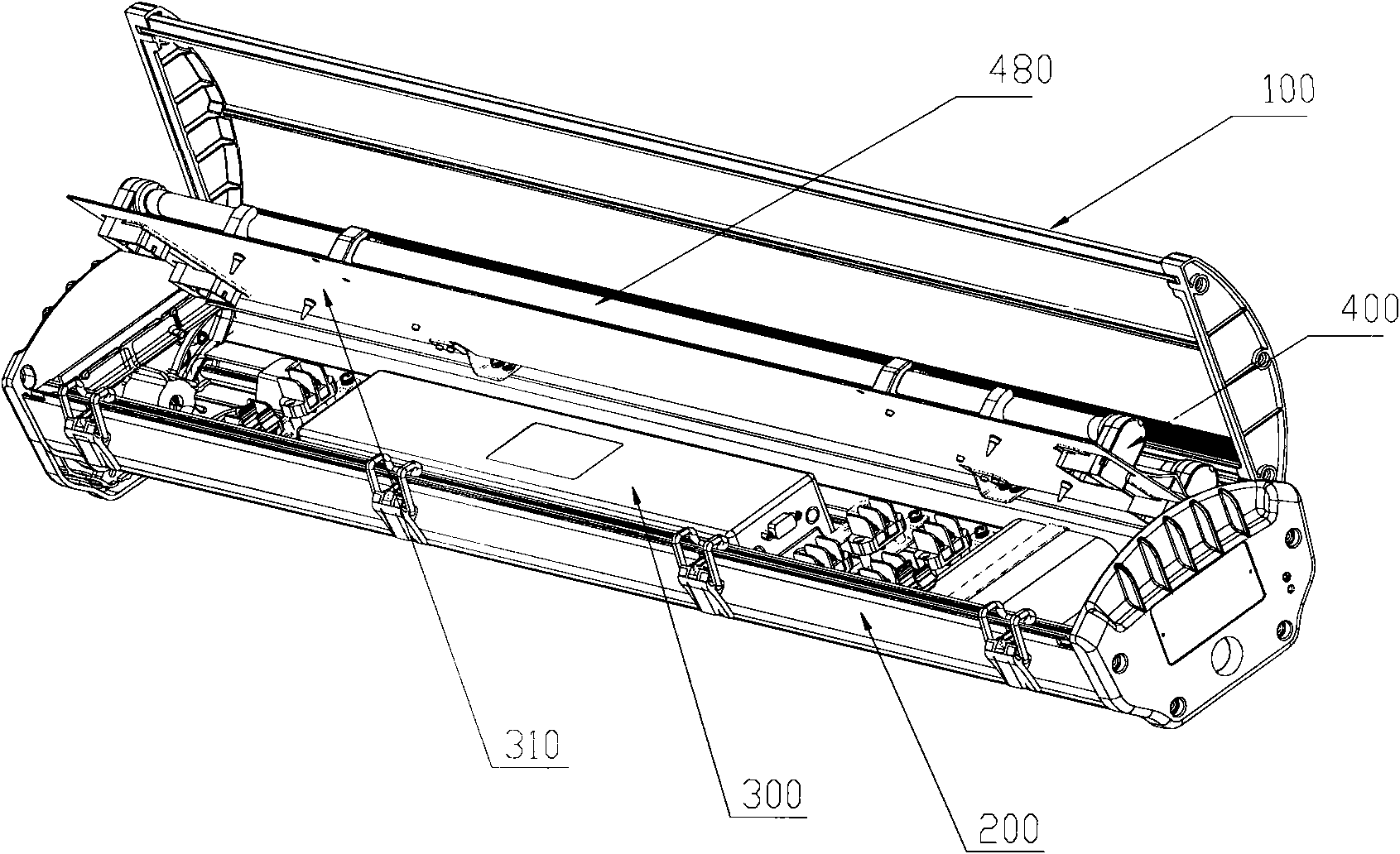 Explosion-proof fluorescent lamp