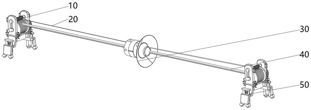 Mine underground engineering internal environment scanning surveying and mapping device